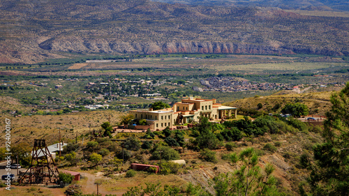 Verde Valley and the Jerome State Park at Jerome Arizona