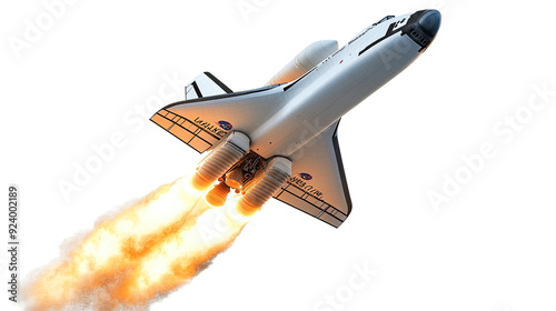 Obraz na płótnie Space Shuttle transparent background w salonie