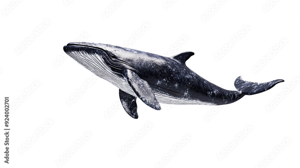 Obraz premium Whale transparent background