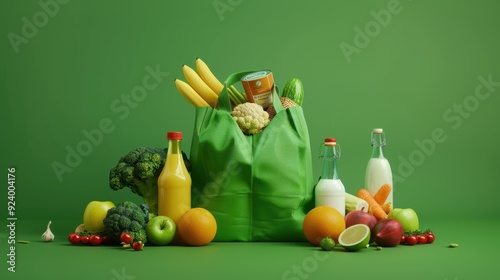 The green grocery bag photo