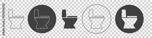 toilet icon on a white background.
