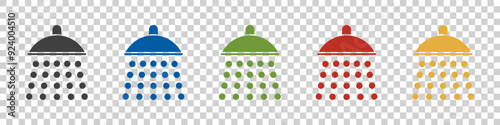 shower icon on a white background.