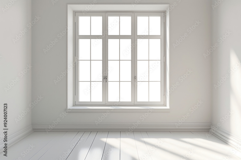 Fototapeta premium PNG window frame mockup, transparent design