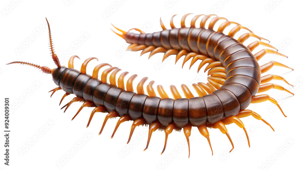 centipede on a transparent background centipede on a transparent background