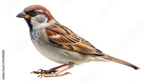 sparrow on a transparent background