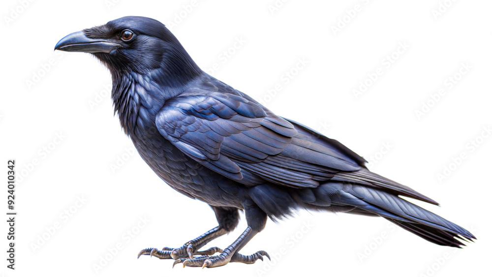 Obraz premium raven on a transparent background