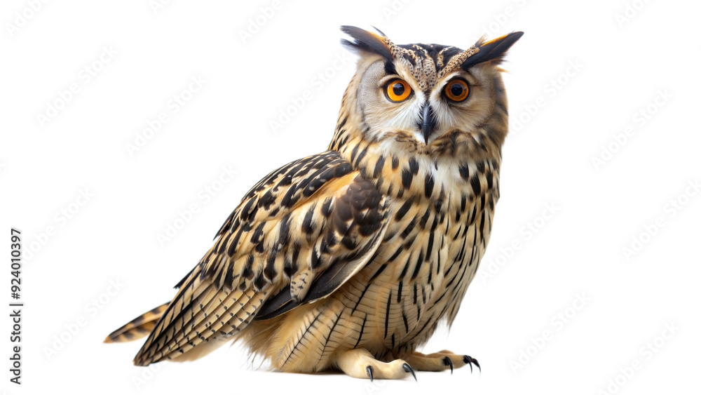 eagle owl on a transparent background eagle owl on a transparent background
