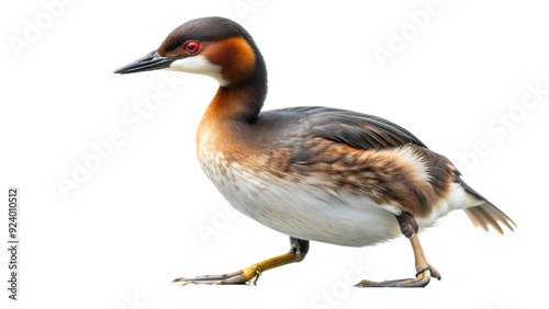 grebe on a transparent background