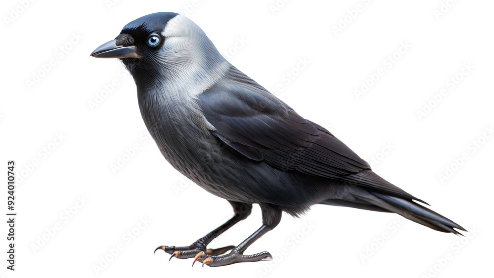 Obraz premium jackdaw on a transparent background