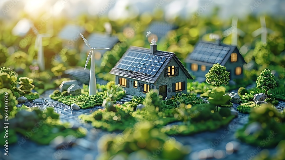 Showcase the role of renewable energy in reducing CO2 emissions with a graphic depicting solar panels, wind turbines, and other clean technologies contributing to a sustainable future. high Showcase the role of renewable energy in reducing CO2 emissions with a graphic depicting solar panels, wind turbines, and other clean technologies contributing to a sustainable future. high
