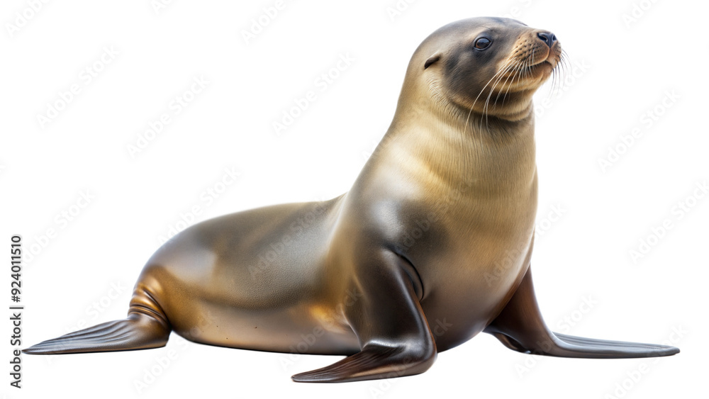 Fototapeta premium sea lion on a transparent background