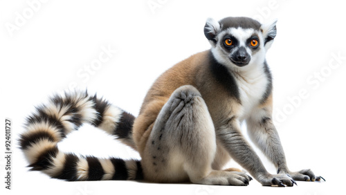 lemur on a transparent background