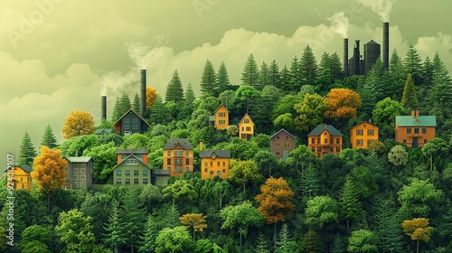 Create an infographic showcasing successful carbon credit projects around the world, featuring their contributions to emission reduction and environmental sustainability. high resolution