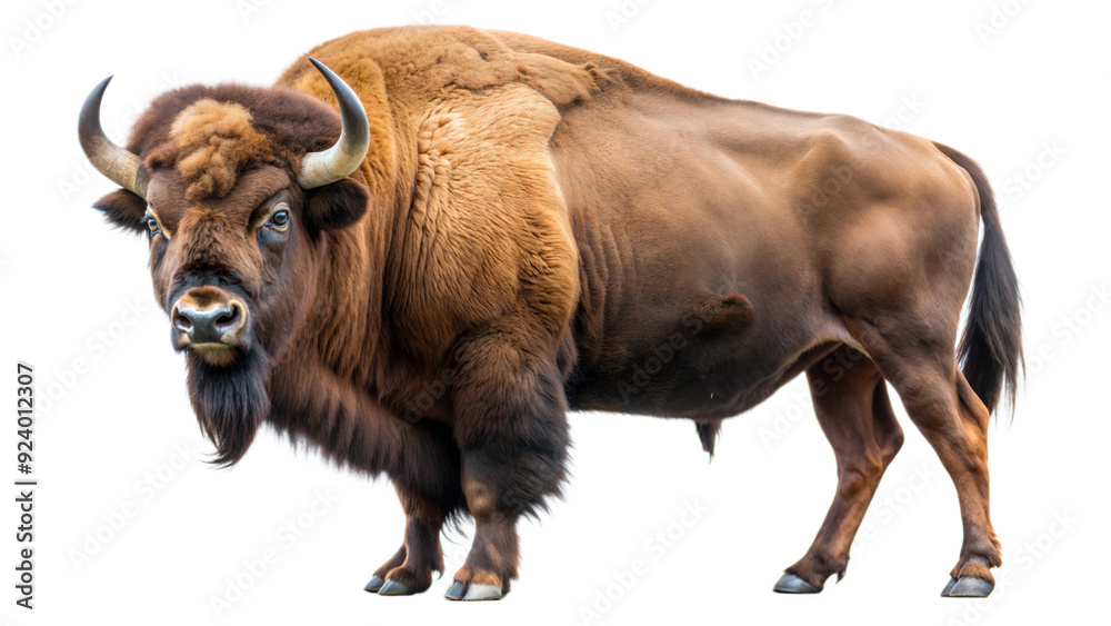 bison on a transparent background bison on a transparent background