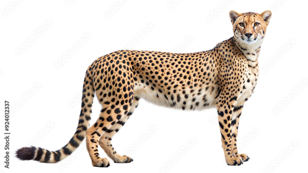 Fototapeta premium cheetah on a transparent background