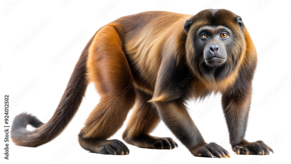 howler monkey on a transparent background howler monkey on a transparent background