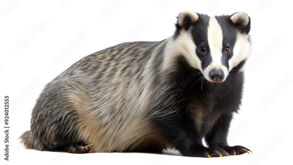 badger on a transparent background badger on a transparent background