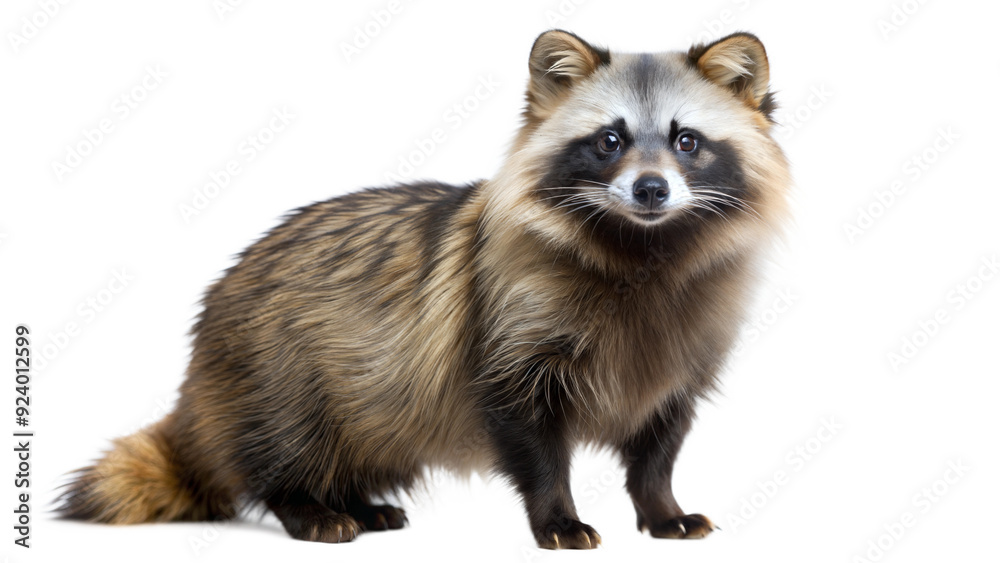 raccoon dog on a transparent background raccoon dog on a transparent background