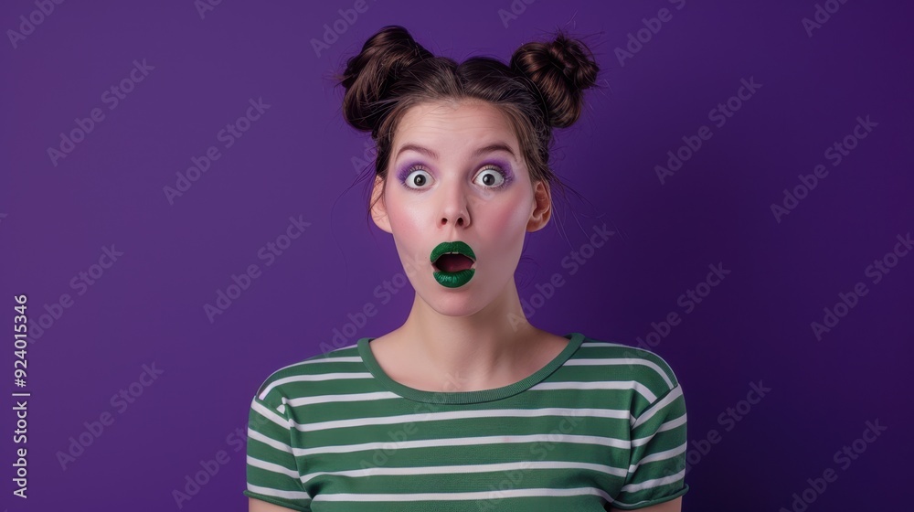 The surprised girl expression. The surprised girl expression.