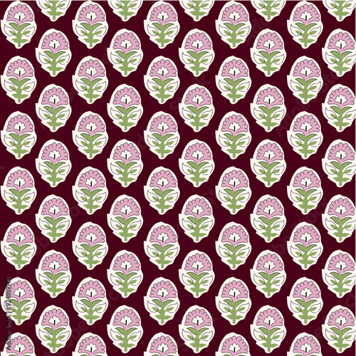 seamless pattern with flowers