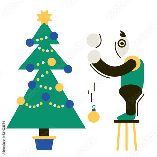 Christmas accident