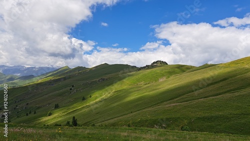 landscape with clouds