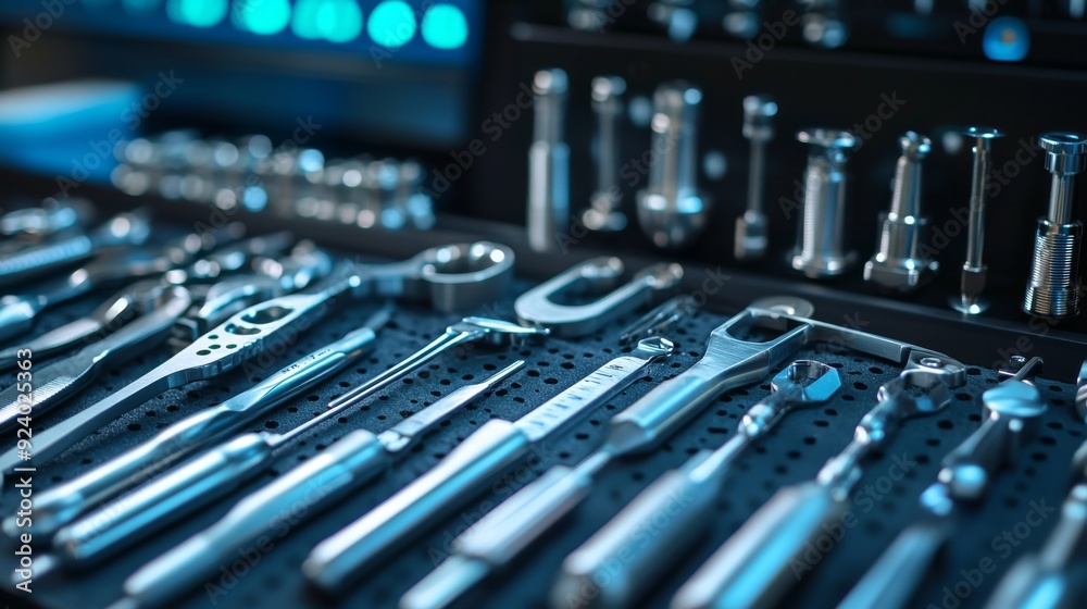 Futuristic Orthopedic Surgery Tools: Advanced tools used in orthopedic surgeries. Futuristic Orthopedic Surgery Tools: Advanced tools used in orthopedic surgeries.
