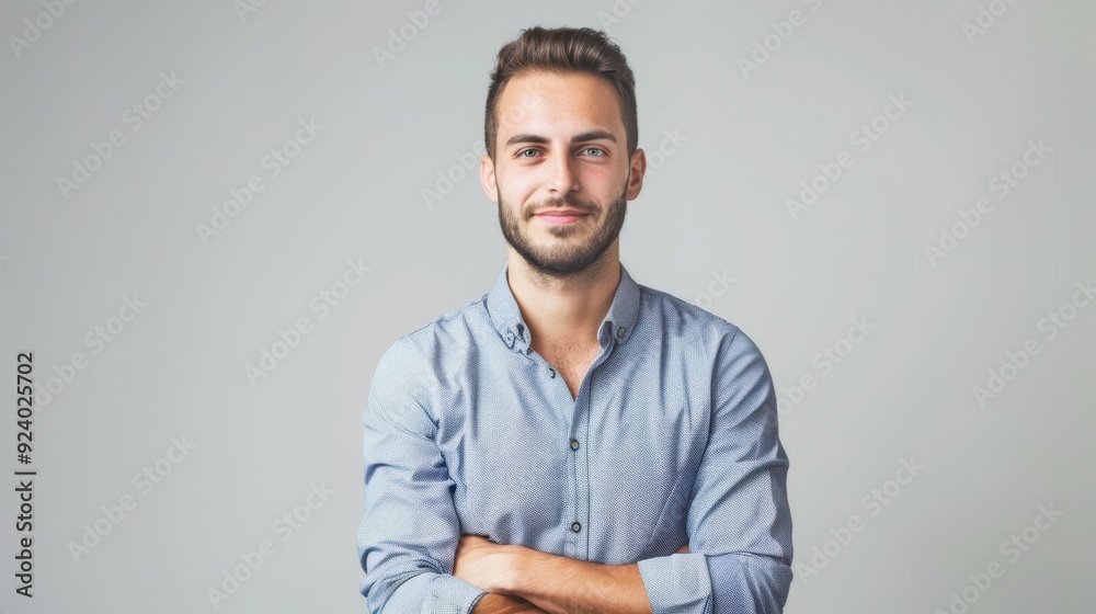 The smiling young man The smiling young man