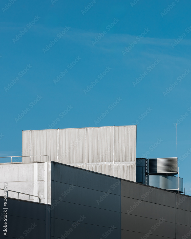 Fototapeta premium ventilation unit on the roof 