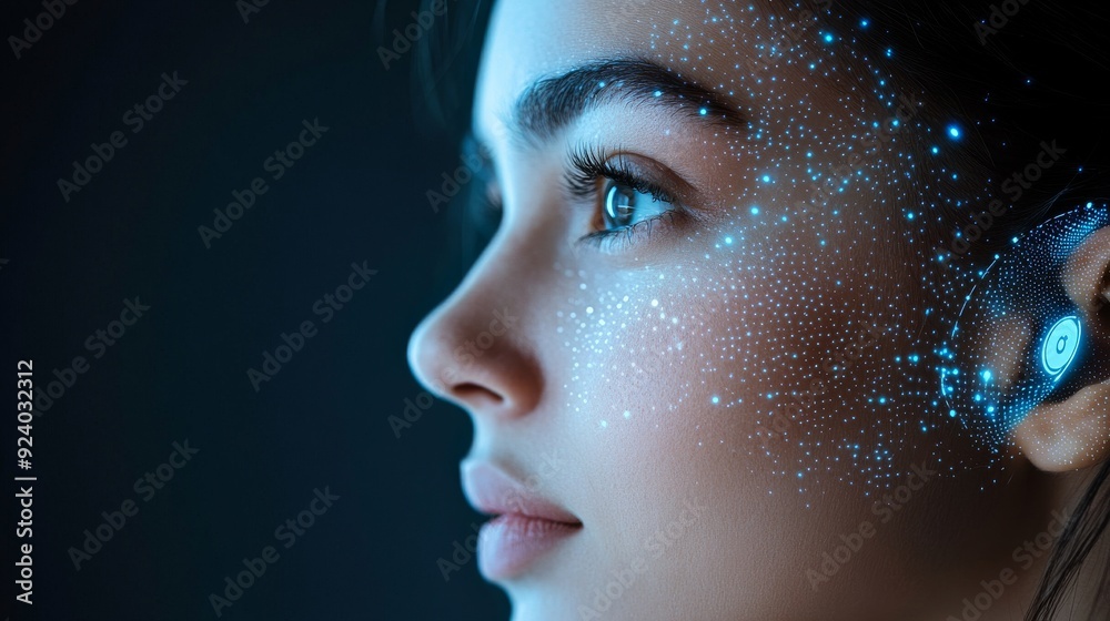 Smart Hearing Aids with AI Sound Processing: Advanced hearing aids enhancing sound quality with AI. Smart Hearing Aids with AI Sound Processing: Advanced hearing aids enhancing sound quality with AI.