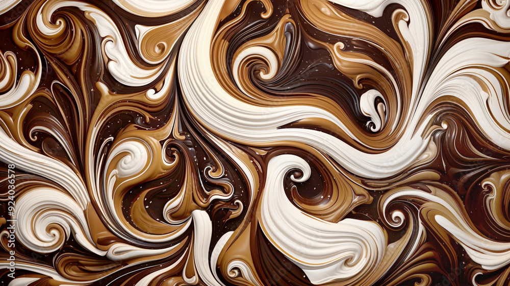 chocolate sweets pattern with swirls abstract background cover with waves ornament abstract background circles texture wedding art chic luxury glamorous wallpaper pattern chocolate sweets pattern with swirls abstract background cover with waves ornament abstract background circles texture wedding art chic luxury glamorous wallpaper pattern