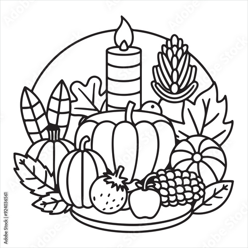 Thanks Giving Vector illustration 
