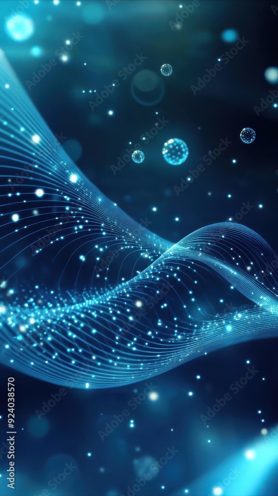 A 3D animation of rotating DNA strands and floating molecules, with soft blue lighting, creating a scientific and medical-themed background that loops smoothly A 3D animation of rotating DNA strands and floating molecules, with soft blue lighting, creating a scientific and medical-themed background that loops smoothly