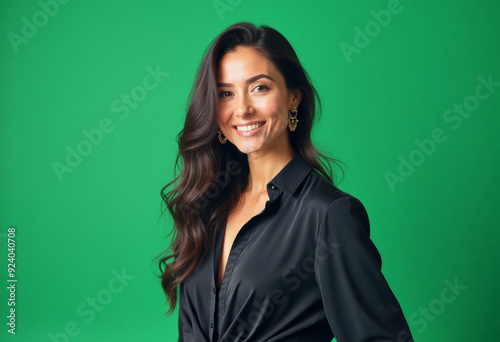 Portrait photography, headshot photo of a stylish gorgeous person, posing for a commercial promotional diversity photoshoot