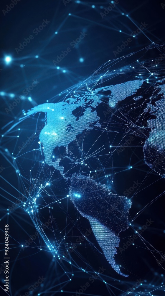 A hyperrealistic 2D animation of a world map with dynamic flight paths and communication lines appearing and disappearing, representing global travel and international networking A hyperrealistic 2D animation of a world map with dynamic flight paths and communication lines appearing and disappearing, representing global travel and international networking