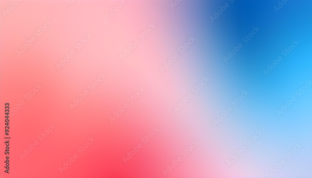 Fototapeta premium Vibrant grainy gradient background with a cool-to-warm transition from navy blue at the top to light coral at the bottom create with ai