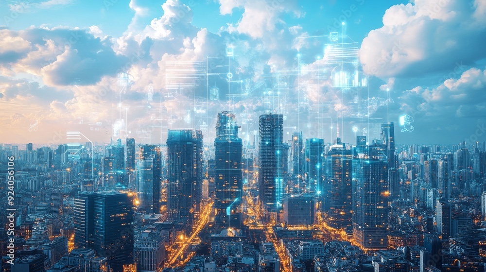 Futuristic Urban Planning with Smart Tech: Urban areas planned and developed with integrated smart technology for better living. Futuristic Urban Planning with Smart Tech: Urban areas planned and developed with integrated smart technology for better living.