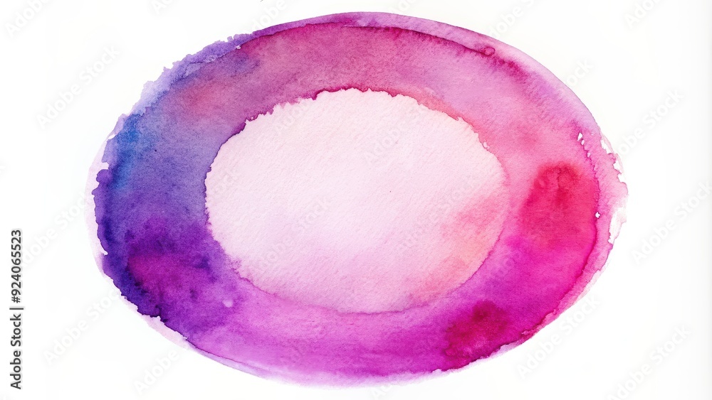 Circle painted in pink and purple with a brush watercolor , circle, painting, pink, purple, brush, watercolor, abstract Circle painted in pink and purple with a brush watercolor , circle, painting, pink, purple, brush, watercolor, abstract