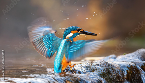 Bird near river