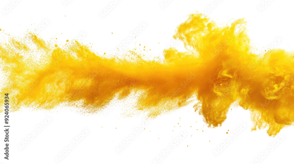 Yellow explosion transparent background Yellow explosion transparent background
