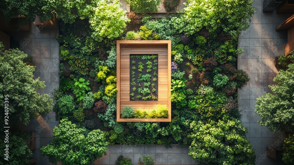 Smart Urban Garden with Automated Systems: A city garden with smart irrigation and plant care systems. Smart Urban Garden with Automated Systems: A city garden with smart irrigation and plant care systems.