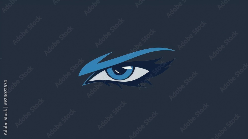 eyes logo template AI generated eyes logo template AI generated