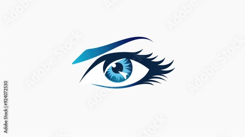 eyes logo template AI generated