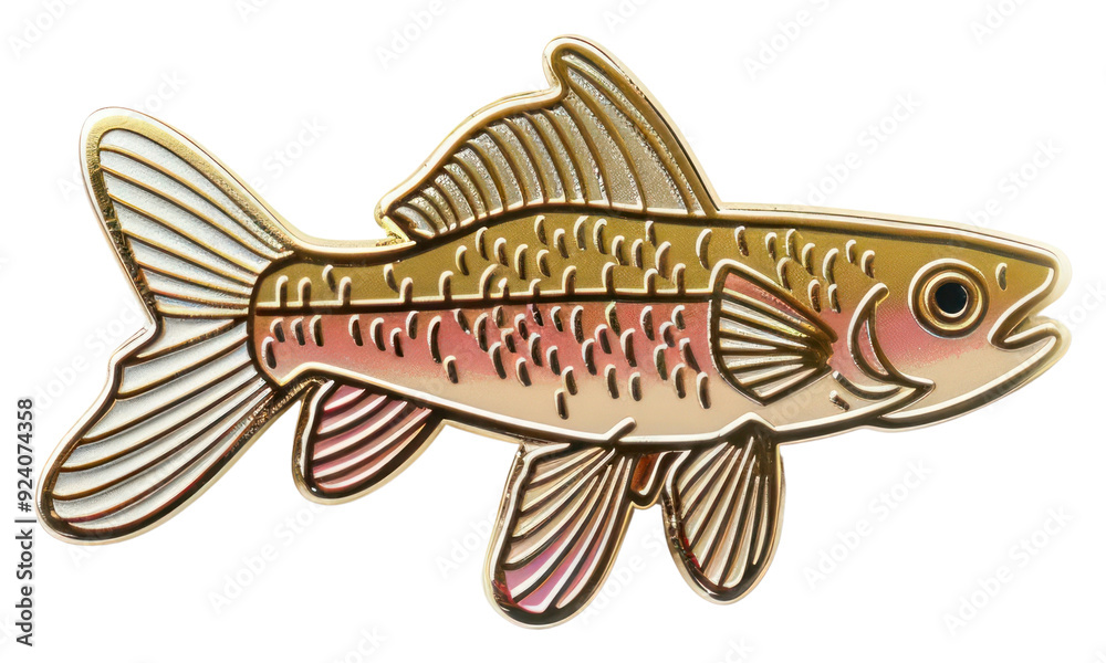 Colorful fish enamel pin Colorful fish enamel pin