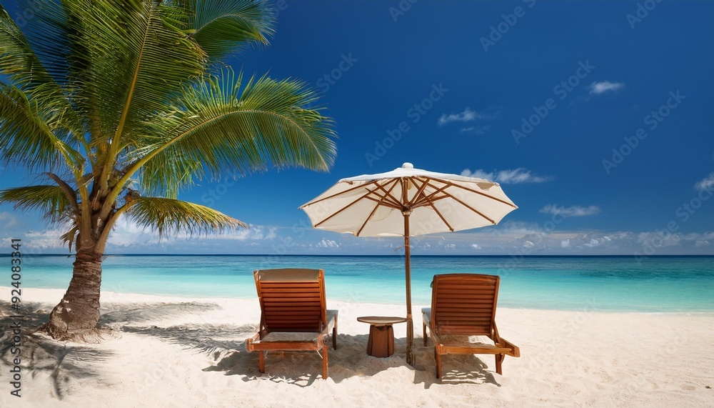 beach chairs and umbrella on the beach travel vacation beach chairs and umbrella on the beach travel vacation