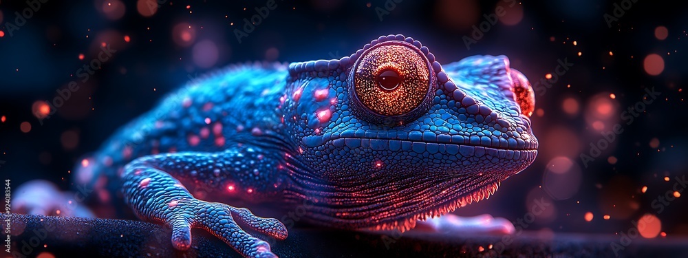 Chameleon with colorful neon retro wave background. synth wave frog. Illustrations design Chameleon with colorful neon retro wave background. synth wave frog. Illustrations design