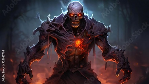 scary halloween background
