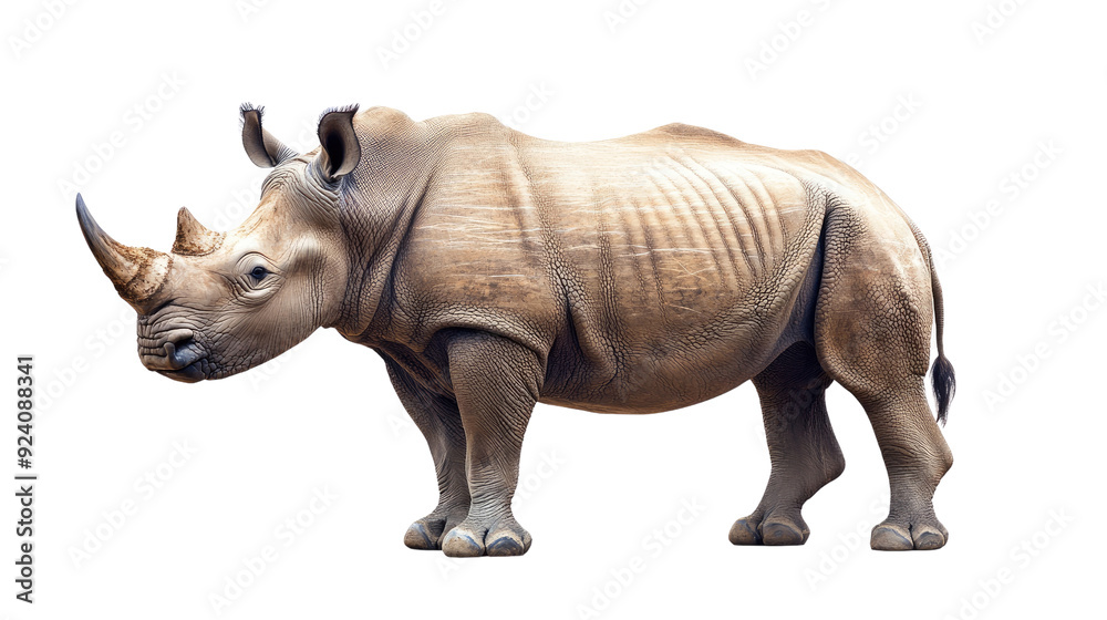 Obraz premium Rhino transparent background