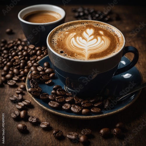 A duck and coffee cup make for an adorable and playful combination in your coffee scenes