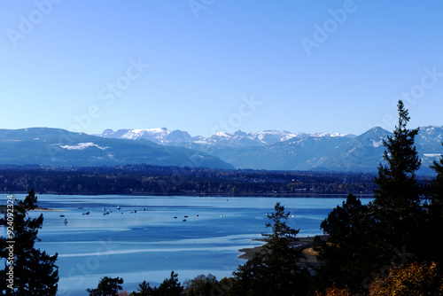 Comox Valley nature in autumn - Vancouver Island, British Columbia, Canada photo
